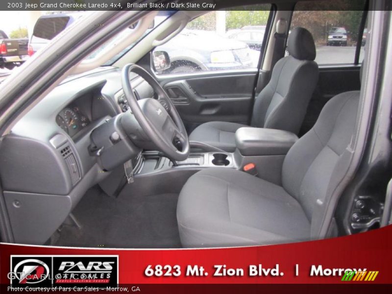 Brilliant Black / Dark Slate Gray 2003 Jeep Grand Cherokee Laredo 4x4