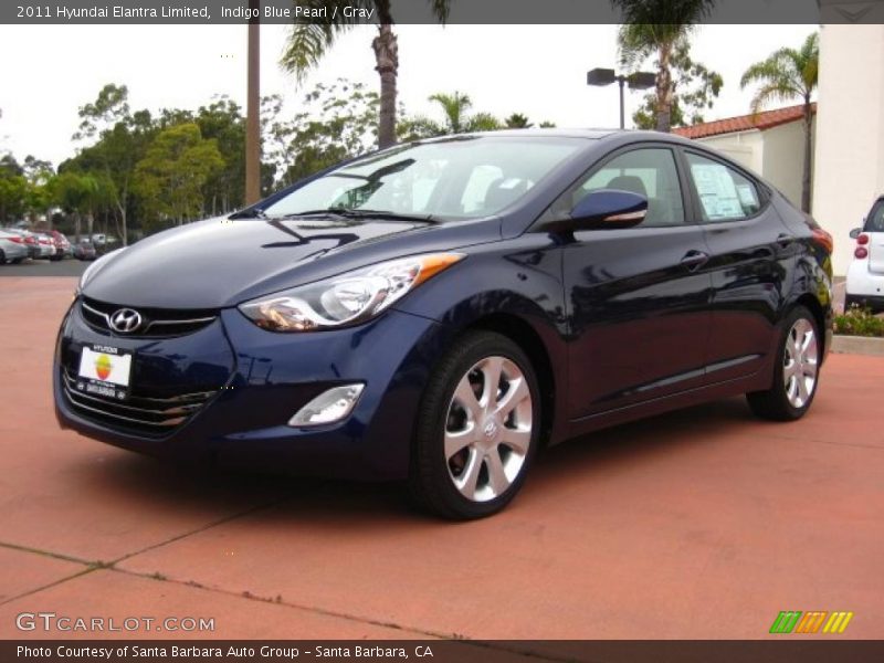 Front 3/4 View of 2011 Elantra Limited