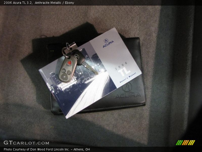 Anthracite Metallic / Ebony 2006 Acura TL 3.2
