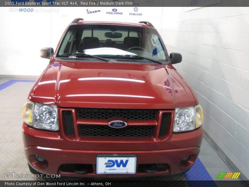 Red Fire / Medium Dark Flint 2005 Ford Explorer Sport Trac XLT 4x4