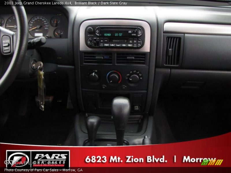 Brilliant Black / Dark Slate Gray 2003 Jeep Grand Cherokee Laredo 4x4