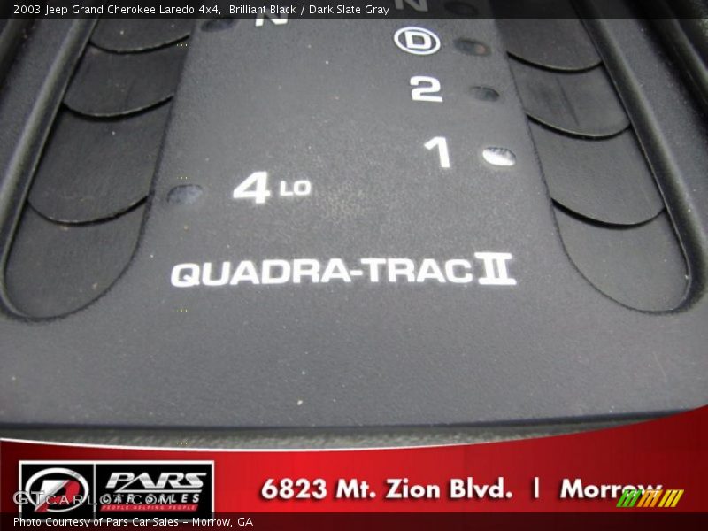 Brilliant Black / Dark Slate Gray 2003 Jeep Grand Cherokee Laredo 4x4