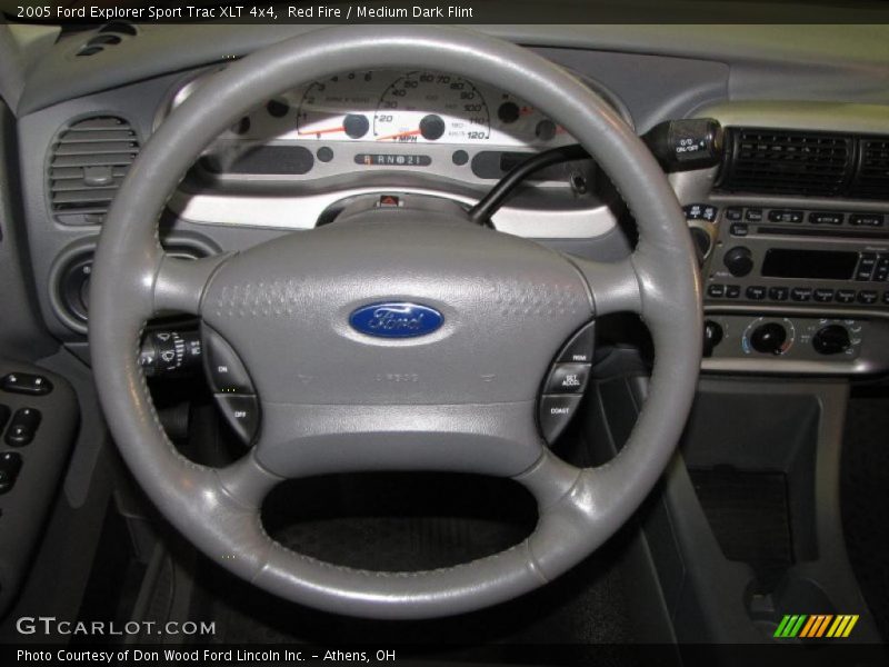 Red Fire / Medium Dark Flint 2005 Ford Explorer Sport Trac XLT 4x4