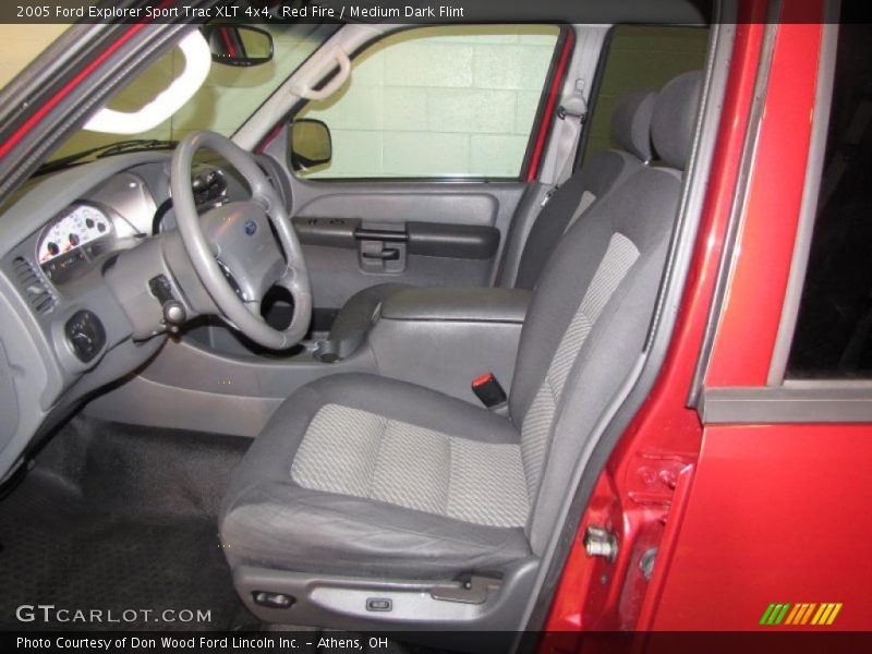 Red Fire / Medium Dark Flint 2005 Ford Explorer Sport Trac XLT 4x4