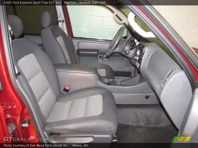 Red Fire / Medium Dark Flint 2005 Ford Explorer Sport Trac XLT 4x4