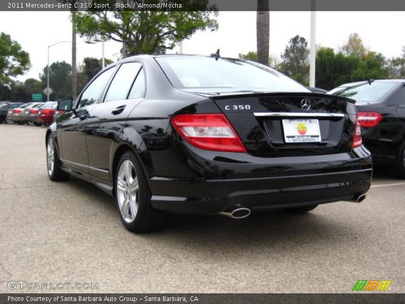 Black / Almond/Mocha 2011 Mercedes-Benz C 350 Sport