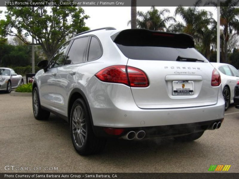 Classic Silver Metallic / Platinum Grey 2011 Porsche Cayenne Turbo