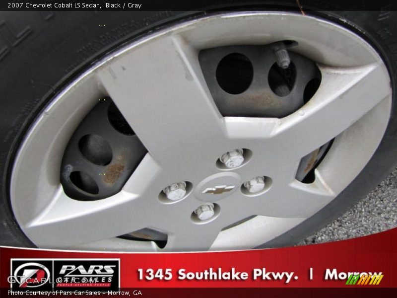 Black / Gray 2007 Chevrolet Cobalt LS Sedan