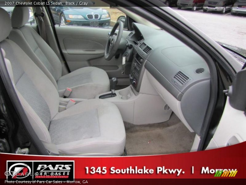 Black / Gray 2007 Chevrolet Cobalt LS Sedan