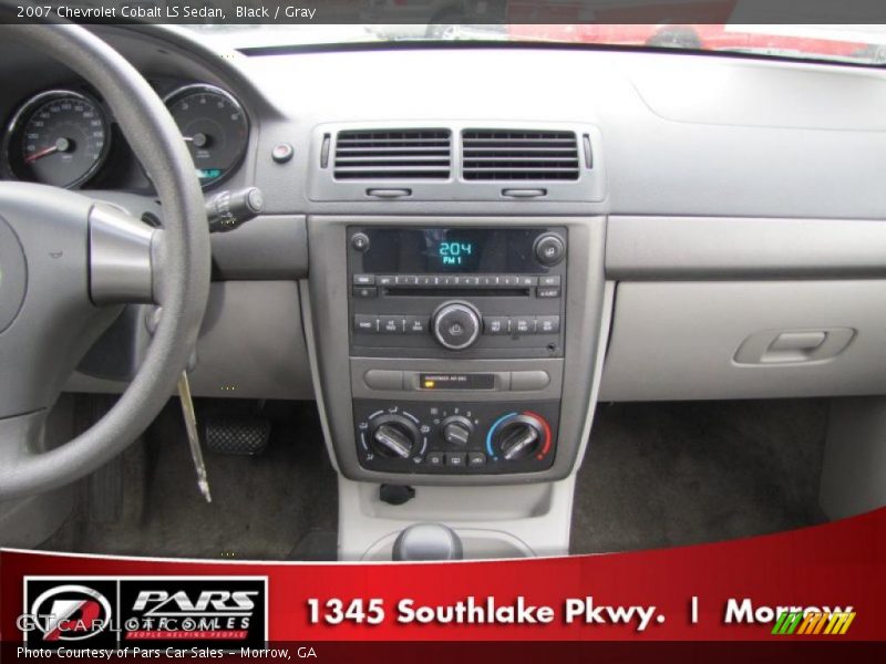 Black / Gray 2007 Chevrolet Cobalt LS Sedan