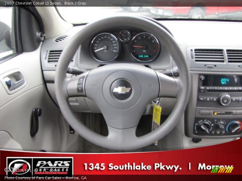 Black / Gray 2007 Chevrolet Cobalt LS Sedan