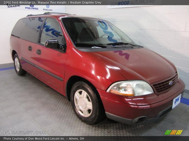 Matador Red Metallic / Medium Graphite Grey 2002 Ford Windstar LX