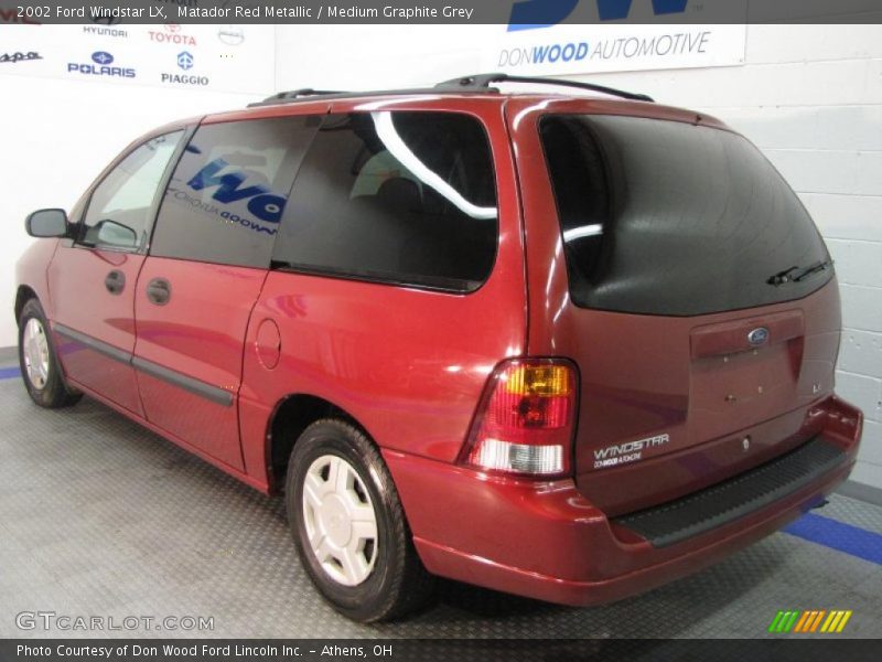 Matador Red Metallic / Medium Graphite Grey 2002 Ford Windstar LX