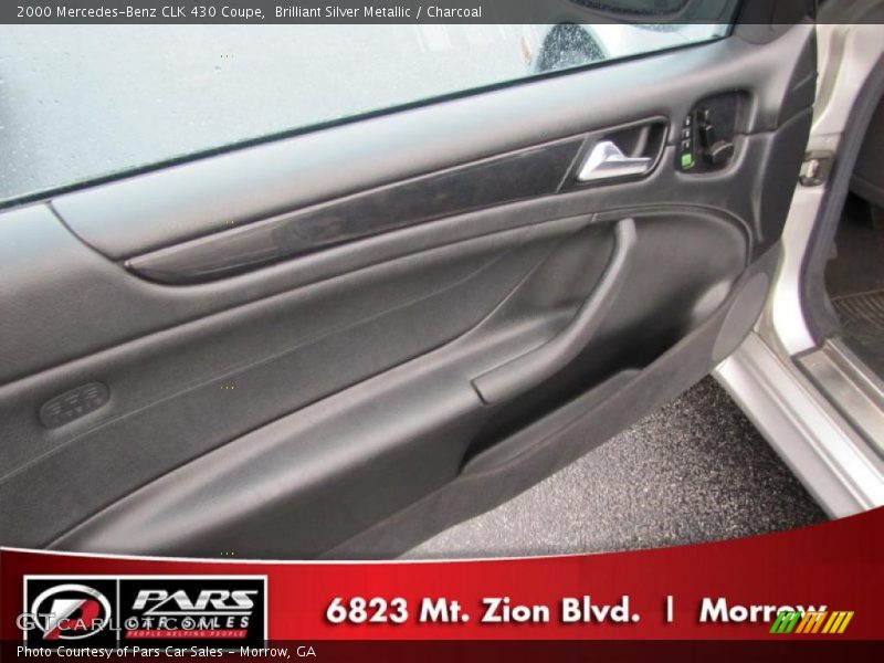 Brilliant Silver Metallic / Charcoal 2000 Mercedes-Benz CLK 430 Coupe