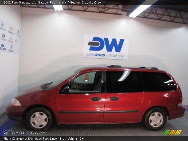 Matador Red Metallic / Medium Graphite Grey 2002 Ford Windstar LX