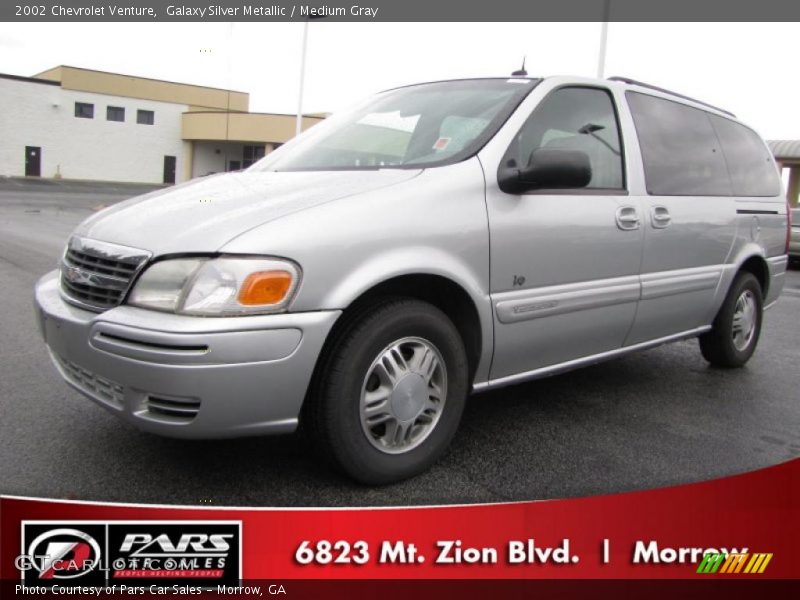 Galaxy Silver Metallic / Medium Gray 2002 Chevrolet Venture