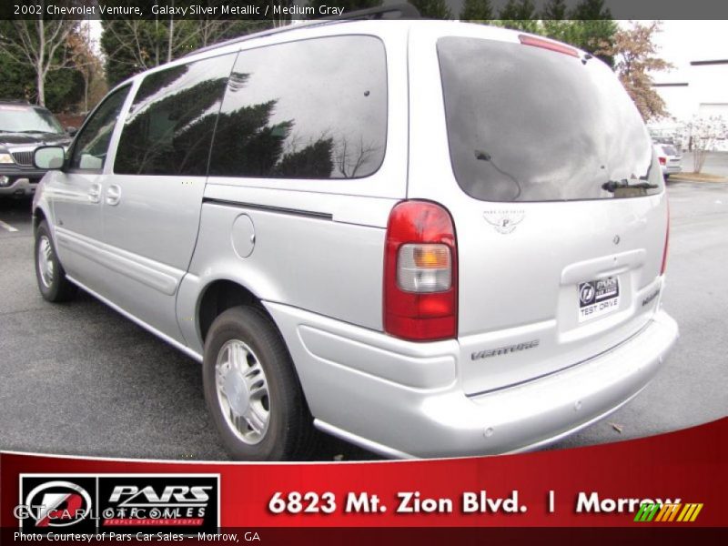 Galaxy Silver Metallic / Medium Gray 2002 Chevrolet Venture