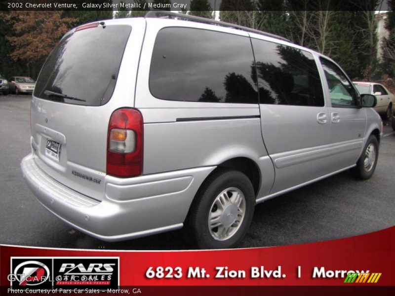 Galaxy Silver Metallic / Medium Gray 2002 Chevrolet Venture
