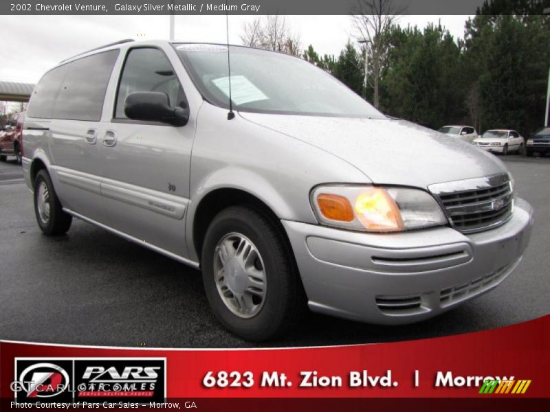 Galaxy Silver Metallic / Medium Gray 2002 Chevrolet Venture