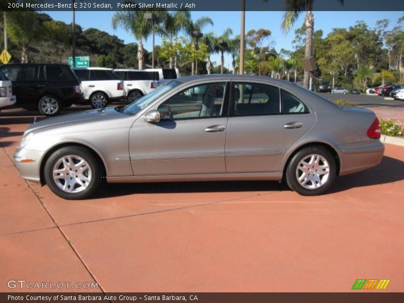 Pewter Silver Metallic / Ash 2004 Mercedes-Benz E 320 Sedan