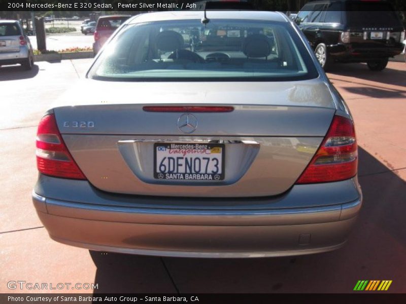 Pewter Silver Metallic / Ash 2004 Mercedes-Benz E 320 Sedan