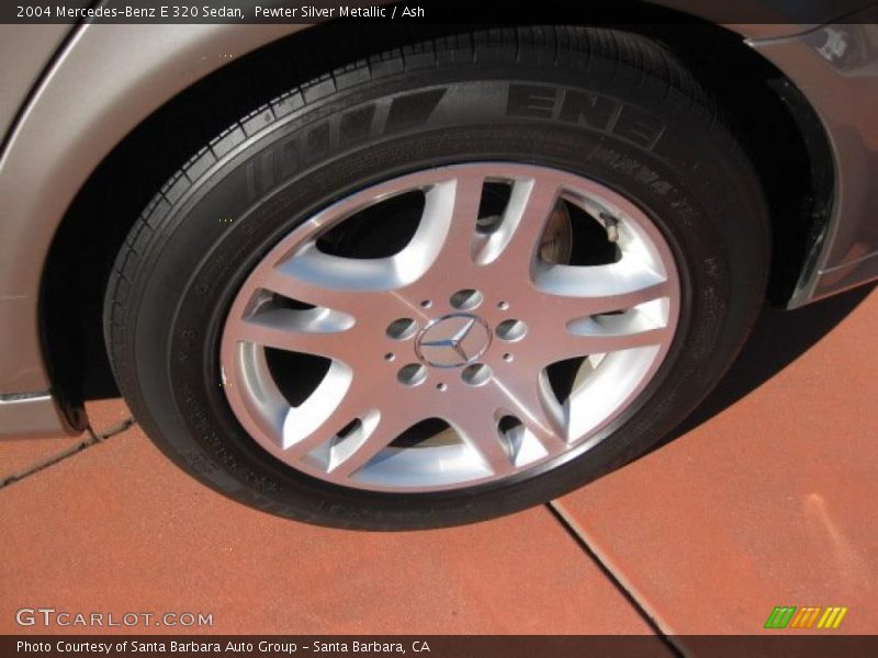 Pewter Silver Metallic / Ash 2004 Mercedes-Benz E 320 Sedan