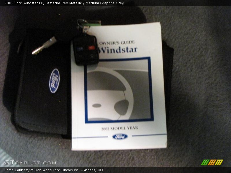 Matador Red Metallic / Medium Graphite Grey 2002 Ford Windstar LX