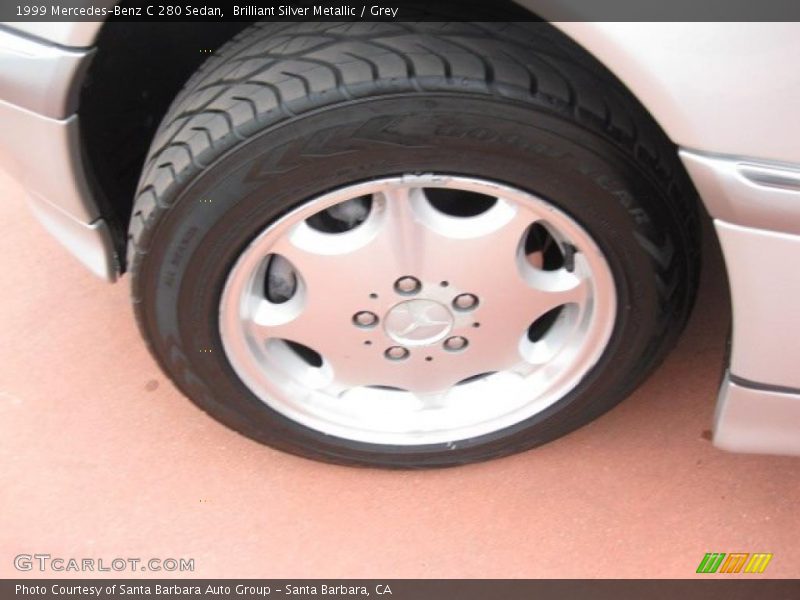 Brilliant Silver Metallic / Grey 1999 Mercedes-Benz C 280 Sedan