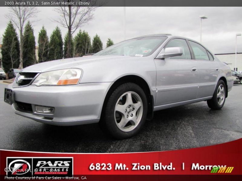 Satin Silver Metallic / Ebony 2003 Acura TL 3.2