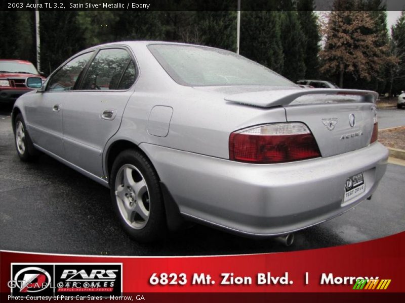 Satin Silver Metallic / Ebony 2003 Acura TL 3.2