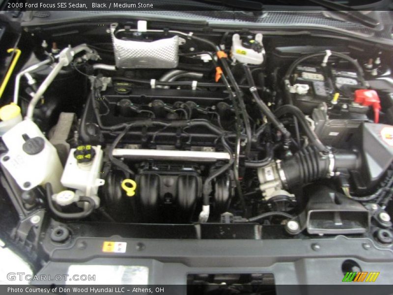 Black / Medium Stone 2008 Ford Focus SES Sedan