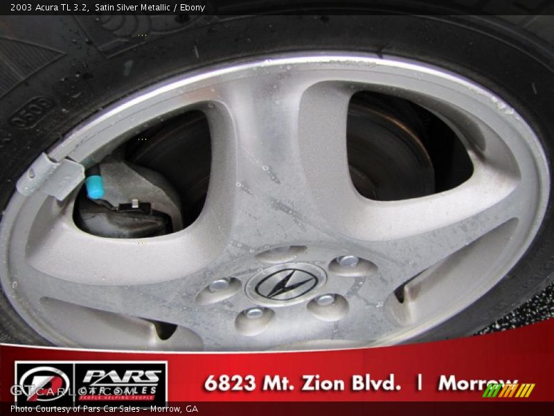 Satin Silver Metallic / Ebony 2003 Acura TL 3.2