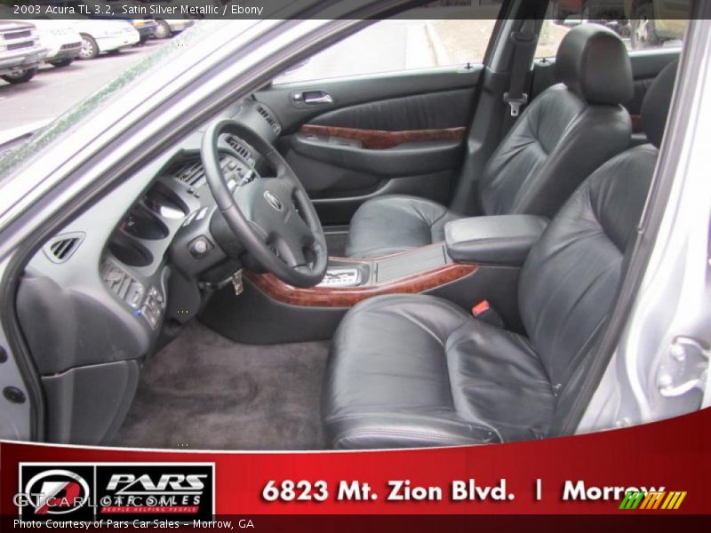 Satin Silver Metallic / Ebony 2003 Acura TL 3.2