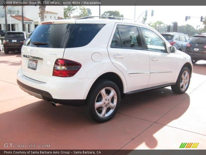 Arctic White / Macadamia 2008 Mercedes-Benz ML 350 4Matic