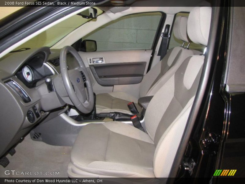 Black / Medium Stone 2008 Ford Focus SES Sedan