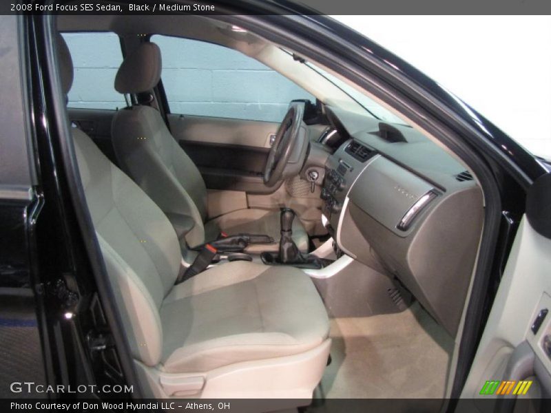 Black / Medium Stone 2008 Ford Focus SES Sedan