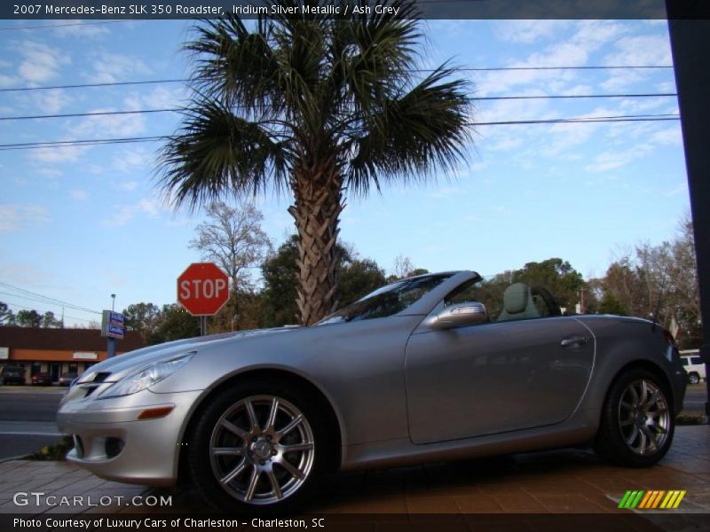 Iridium Silver Metallic / Ash Grey 2007 Mercedes-Benz SLK 350 Roadster