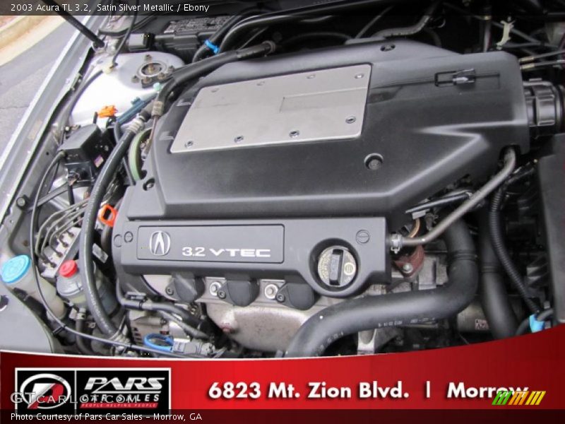 Satin Silver Metallic / Ebony 2003 Acura TL 3.2