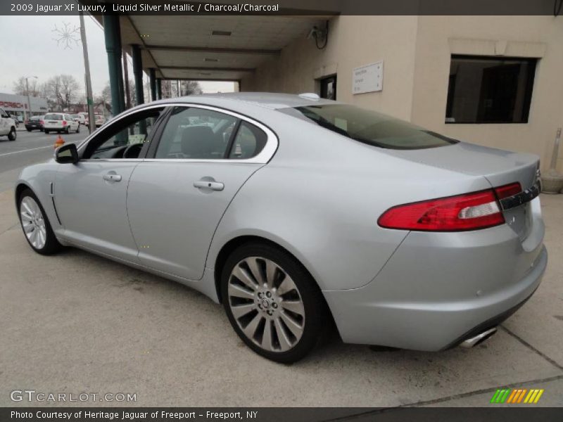 Liquid Silver Metallic / Charcoal/Charcoal 2009 Jaguar XF Luxury