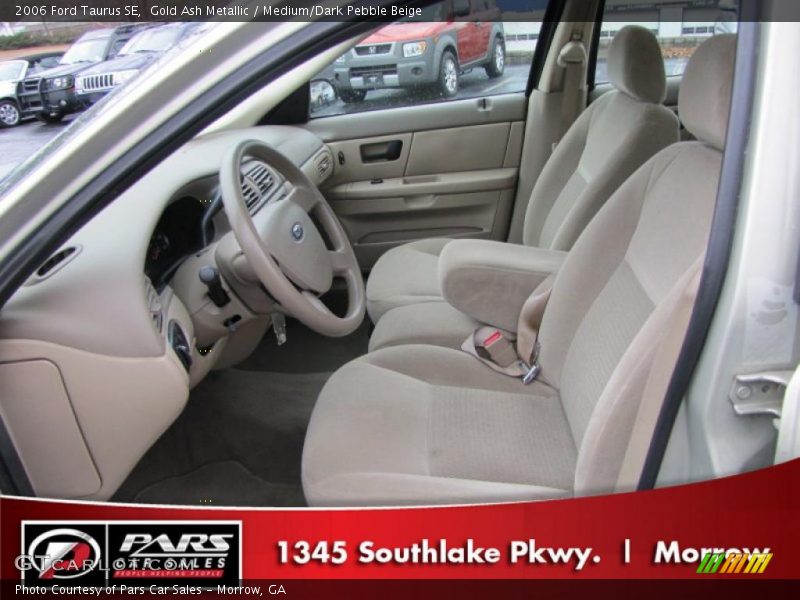 Gold Ash Metallic / Medium/Dark Pebble Beige 2006 Ford Taurus SE