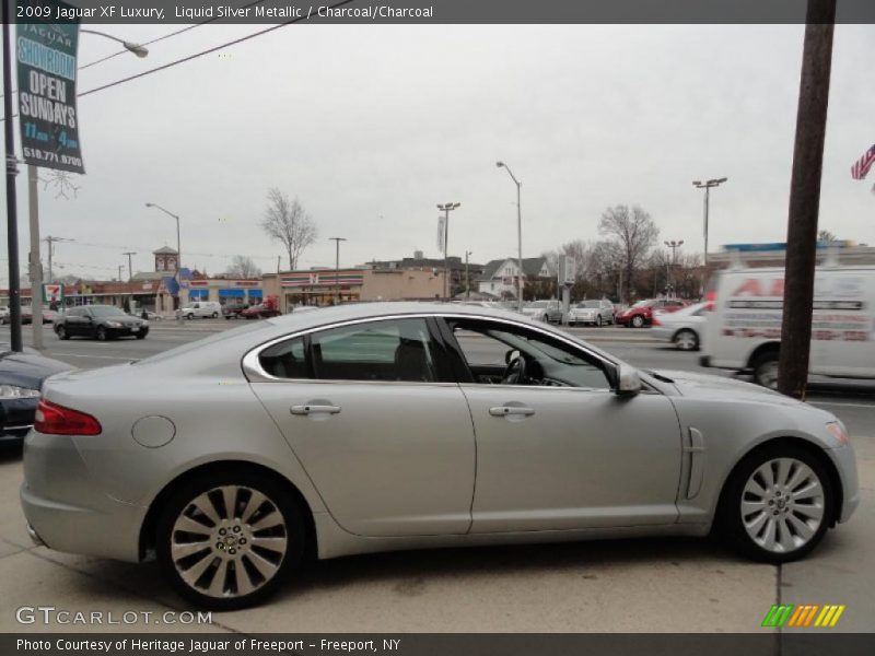 Liquid Silver Metallic / Charcoal/Charcoal 2009 Jaguar XF Luxury