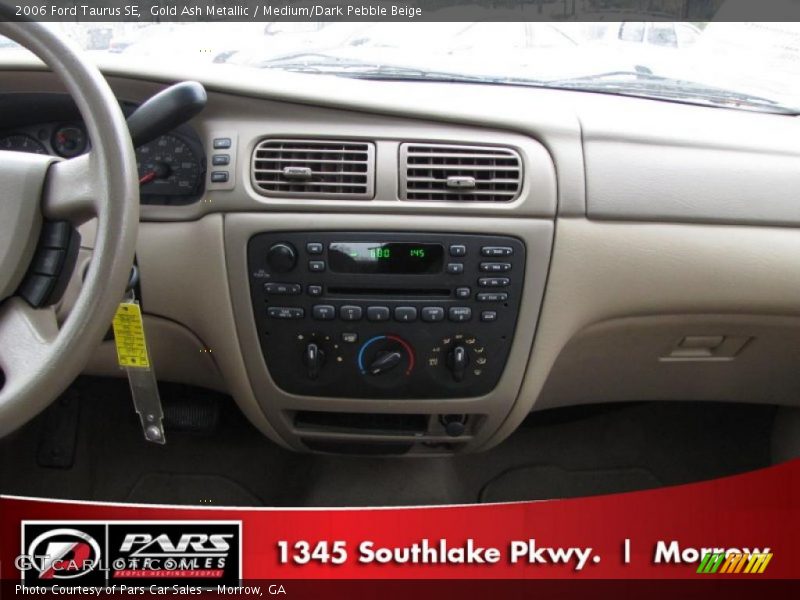 Gold Ash Metallic / Medium/Dark Pebble Beige 2006 Ford Taurus SE