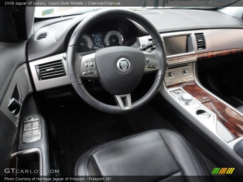 Liquid Silver Metallic / Charcoal/Charcoal 2009 Jaguar XF Luxury
