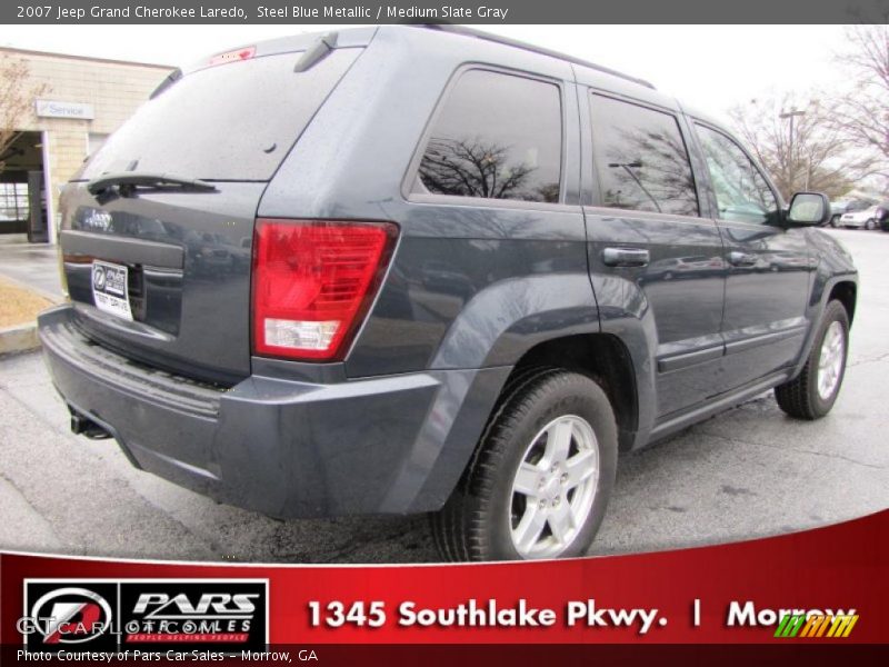 Steel Blue Metallic / Medium Slate Gray 2007 Jeep Grand Cherokee Laredo