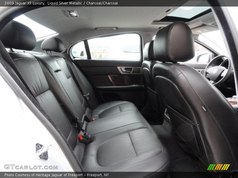 Liquid Silver Metallic / Charcoal/Charcoal 2009 Jaguar XF Luxury
