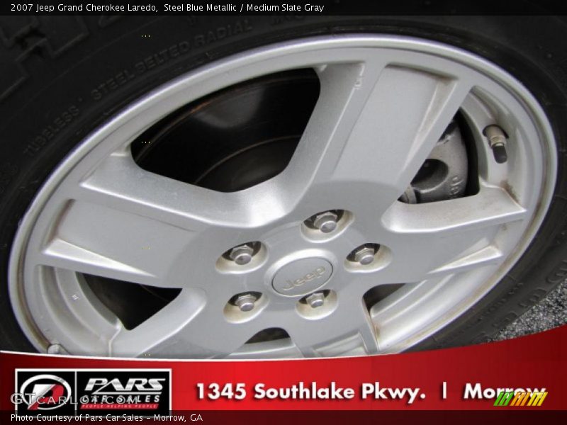 Steel Blue Metallic / Medium Slate Gray 2007 Jeep Grand Cherokee Laredo