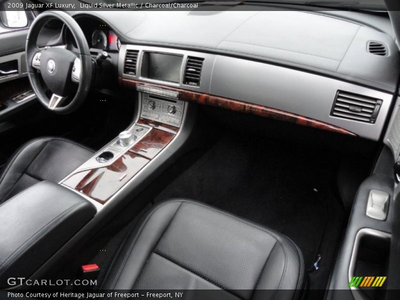 Liquid Silver Metallic / Charcoal/Charcoal 2009 Jaguar XF Luxury