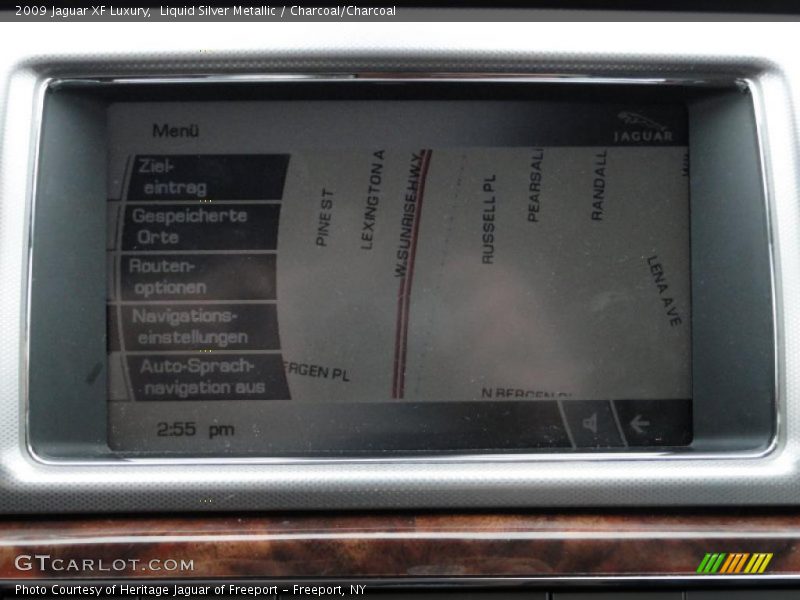 Liquid Silver Metallic / Charcoal/Charcoal 2009 Jaguar XF Luxury