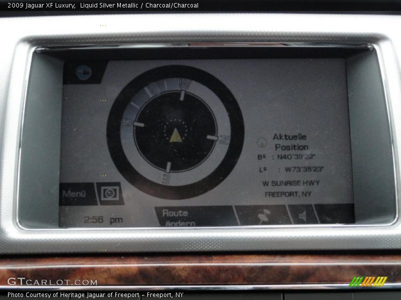 Liquid Silver Metallic / Charcoal/Charcoal 2009 Jaguar XF Luxury