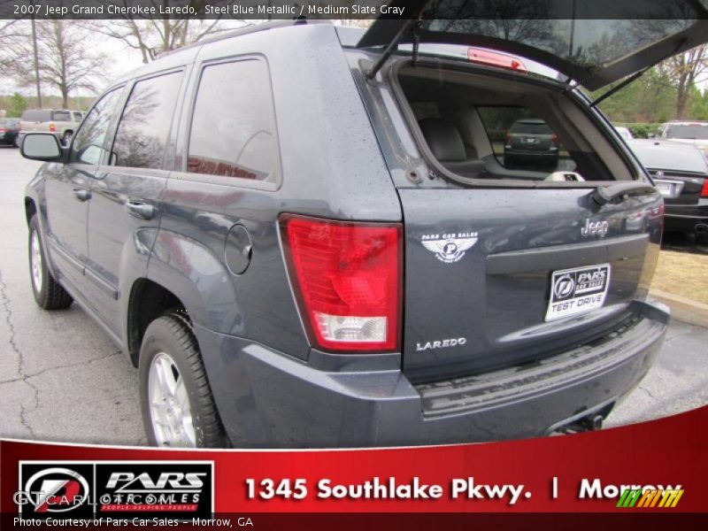 Steel Blue Metallic / Medium Slate Gray 2007 Jeep Grand Cherokee Laredo